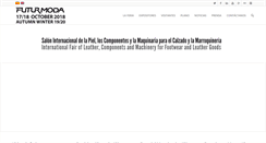 Desktop Screenshot of futurmoda.es
